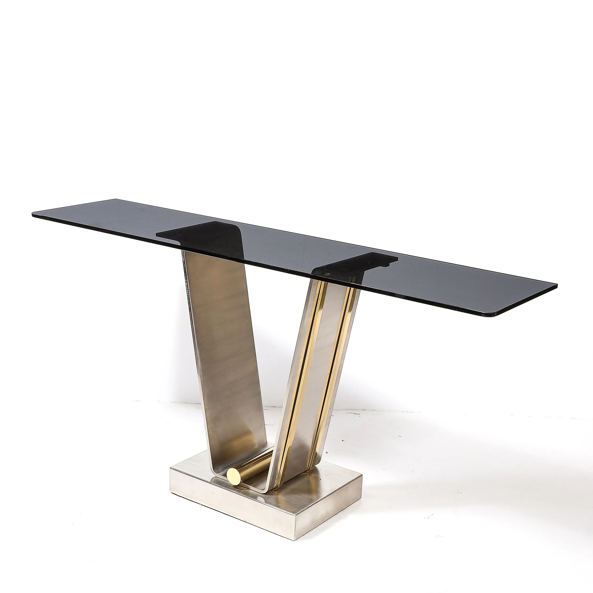 Glass Top Table ミットセンチュリー Amazon.com: Mid Century Table Triangle Vintage Glass End